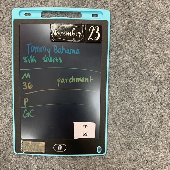 Tommy Bahama Silk Shorts Mens 36 Parchment Pleated Front Mid Rise Golf Chino - Picture 9 of 10